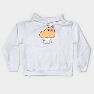 cute fat cat Kids Hoodie